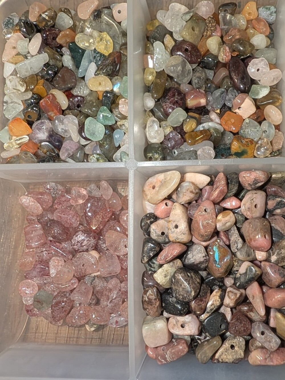 Semi-precious Stone Chip Beads: Amethyst Fluorite Unikite Labradite & Much More! - Picture 14 of 16